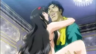 Two Hentai Co-Eds Sucking Ghetto Pervert's Big Cock