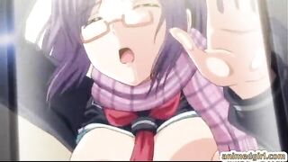 Hentai Porn Video - Big Boobs and Hard Fucking on a Train