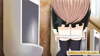 Shemale Hentai Bigcock Self-Masturbate in the Toilet for Ultimate Pleasure!