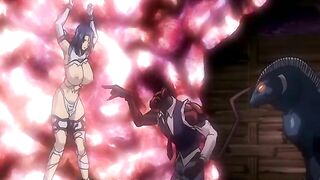 Hentai with massive tits get penetrated by fiery red tentacles in this explosive video!