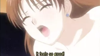 Bondage Porn Video - Chained Brunette Gets Dildoed Pussy and Sucks Stiff Dick