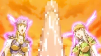 Hentai Shemale With Big Tits Gets Anal Penetration and Cums All Over Her Body