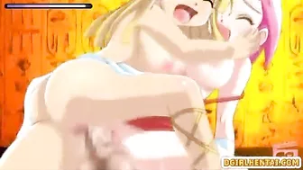 Hentai Princess Gets Fucked by Busty Shemale in 3D Anime Ghetto