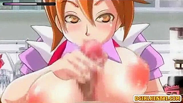 Hentai Princess Gets Fucked by Busty Shemale in 3D Anime Ghetto