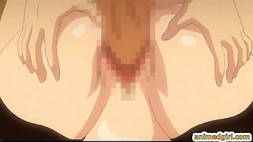 Japanese Anime Maid with Massive Tits Gets Wet Pussy Fucked and Cumshots in Hentai Video