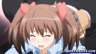 Horny Hentai Coeds With Big Tits Group Ass Fucked