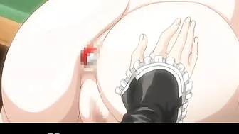 Sexy Hentai Maid Gets Bound and Fucked with Balls in Her Pussy