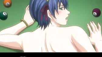 Sexy Hentai Maid Gets Bound and Fucked with Balls in Her Pussy