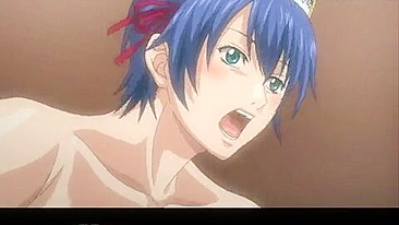 Sexy Hentai Maid Gets Bound and Fucked with Balls in Her Pussy