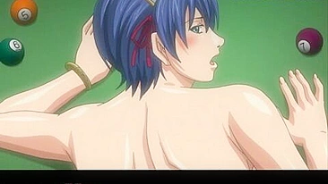 Sexy Hentai Maid Gets Bound and Fucked with Balls in Her Pussy