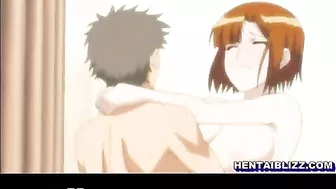 Hentai Cutie with Big Boobs Gets Wet and Poked in Her Pussy