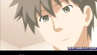 Hentai Cutie with Big Boobs Gets Wet and Poked in Her Pussy