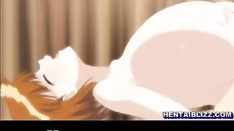 Hentai Cutie with Big Boobs Gets Wet and Poked in Her Pussy