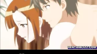 Hentai Cutie with Big Boobs Gets Wet and Poked in Her Pussy