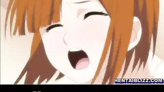 Hentai Cutie with Big Boobs Gets Wet and Poked in Her Pussy