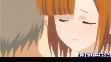 Hentai Cutie with Big Boobs Gets Wet and Poked in Her Pussy