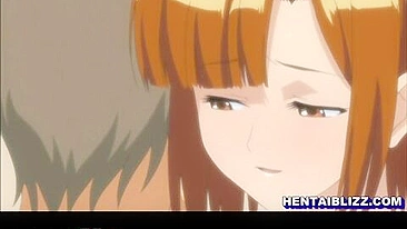 Hentai Cutie with Big Boobs Gets Wet and Poked in Her Pussy