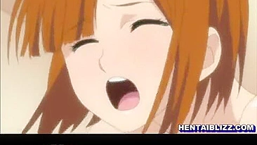 Hentai Cutie with Big Boobs Gets Wet and Poked in Her Pussy