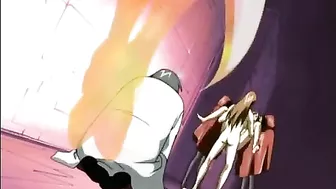 Bound babe's hot blowjob and hardcore sex in hentai world