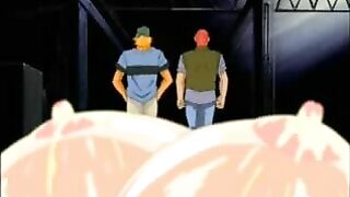 Hentai Group Fucking of Big-Boobed Woman Captured by Bandits
