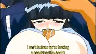 Hentai Group Fucking of Big-Boobed Woman Captured by Bandits