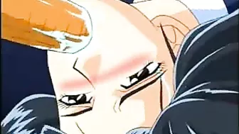 Hentai Group Fucking of Big-Boobed Woman Captured by Bandits