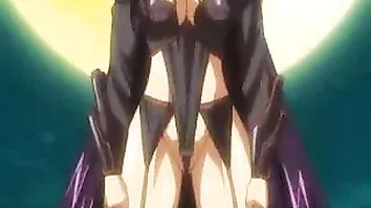 Hentai Princess's Outdoor Threesome Fuck Fest with Busty Beauties