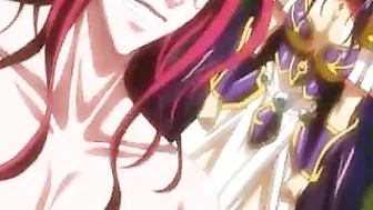 Hentai Princess's Outdoor Threesome Fuck Fest with Busty Beauties