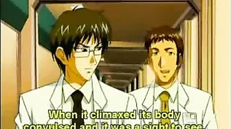 Hentai Doctor Squeezes Captive's Gigantic Melon Tits