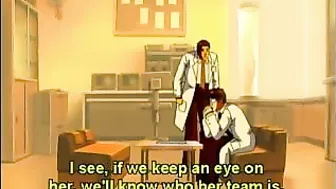 Hentai Doctor Squeezes Captive's Gigantic Melon Tits