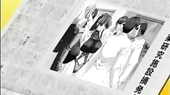 Hentai Doctor Squeezes Captive's Gigantic Melon Tits