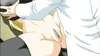 Hentai Doctor Squeezes Captive's Gigantic Melon Tits