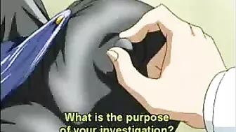 Hentai Doctor Squeezes Captive's Gigantic Melon Tits