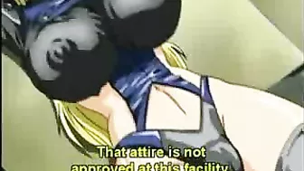 Hentai Doctor Squeezes Captive's Gigantic Melon Tits