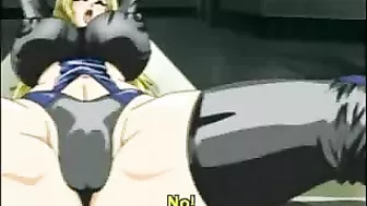 Hentai Doctor Squeezes Captive's Gigantic Melon Tits