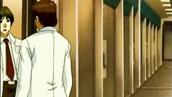 Hentai Doctor Squeezes Captive's Gigantic Melon Tits