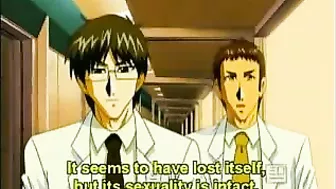 Hentai Doctor Squeezes Captive's Gigantic Melon Tits