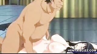 Hentai Coed Gets Gangbanged by Bandits