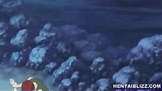Hentai Coed Gets Gangbanged by Bandits