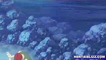 Hentai Coed Gets Gangbanged by Bandits