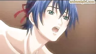 Hentai Maid Gets Anal and Pussy Fucked with Balls while Putting Them in Her Mouth - Now!