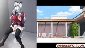 Bound and Busty Coed Gets Gangbanged by Rough Bandits in Wild Hentai Adventure