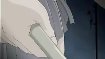 Hentai Lesbian Threesome Fisting and Dildoing Big Boobs