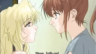 Hentai Lesbian Threesome Fisting and Dildoing Big Boobs