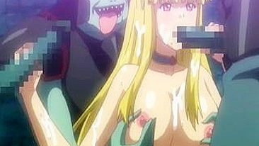 Unleash Your Inner Beast with this Hot Hentai Video Featuring Big-Boobed Blonde Bombshell Groupfucked by Monstrous Lovers