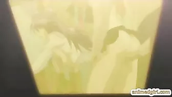 Three-way Bondage Threesome with Wet Pussy Fingered by Hentai