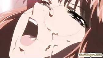 Three-way Bondage Threesome with Wet Pussy Fingered by Hentai