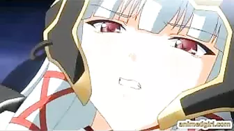 Hentai Princess Hard Poked from Behind by Big Boobs Anime Prince