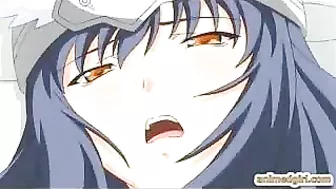 Hentai Princess Hard Poked from Behind by Big Boobs Anime Prince