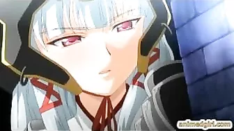 Hentai Princess Hard Poked from Behind by Big Boobs Anime Prince